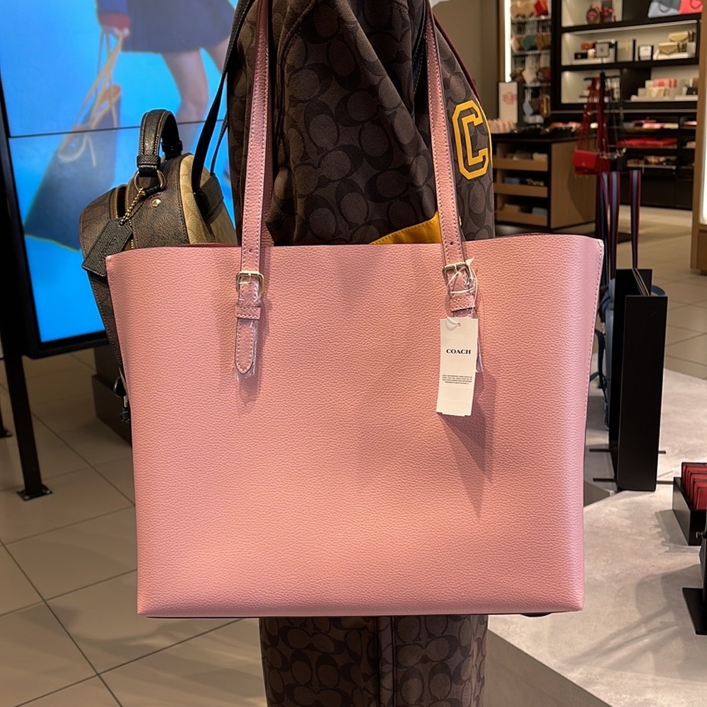 Coach Zip Top Tote 
IM/Pink - Picture 15 of 16
